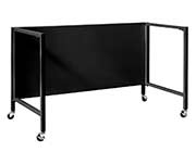 Evert Black Folding Desk by Eurostyle