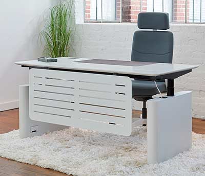 Salivan Sit-Stand Desk by Unique Furniture