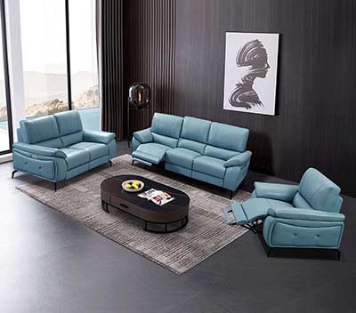 Leather reclining sofa EF 934