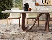 Cream Marble Dining Table VG Amadeo