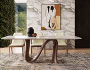 Cream Marble Dining Table VG Amadeo
