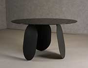 Hammered Gray Top Dining Table VG Maxima