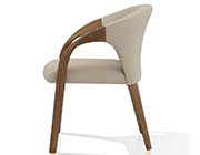 Oval Glass Walnut Dining Table VG Kristina