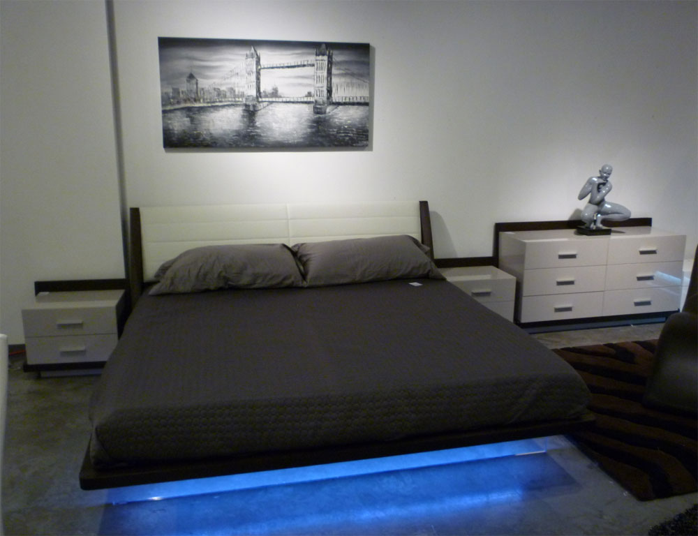 LED Bedroom Set Rivera Bedroom