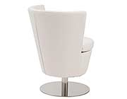 Modern Lounge Chair EStyle 807 in White