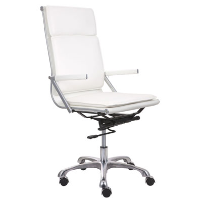 High Back Office Chair in White Z-232