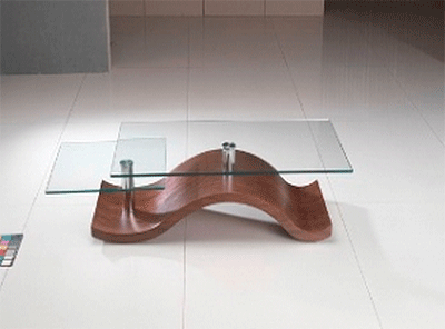 Modern Walnut Coffee Table CI33