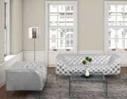 Modern Tufted White Armchair Z271