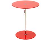 Side table Adjustable Height EStyle 198 in Orange