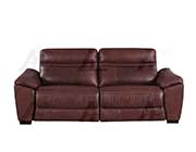 Brown Italian leather sofa AEK 088