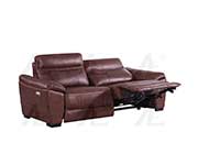 Brown Italian leather sofa AEK 088