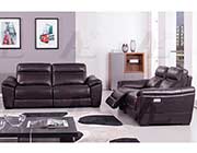 Brown Italian leather sofa AEK 088