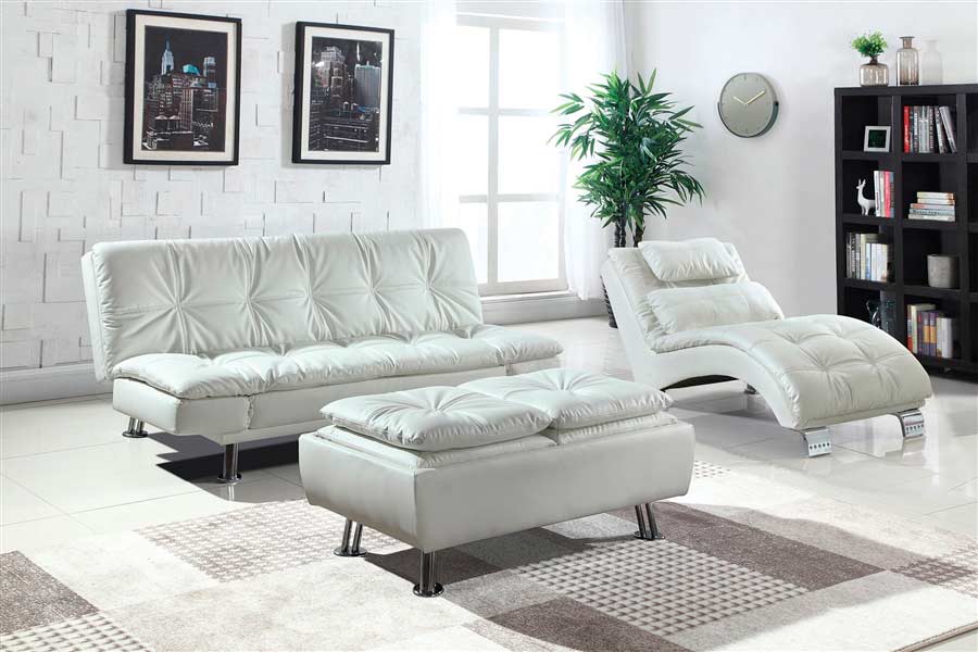 gray and white sofa bed