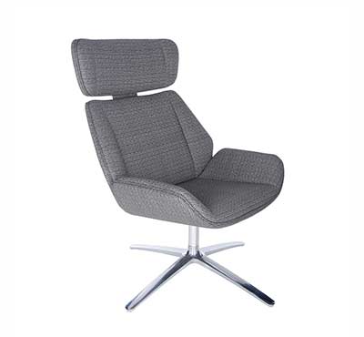 Ana Swivel Lounge Chair by Eurostyle