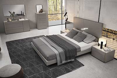 Premium Bed in Grey NJ Fidelia