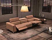 Taupe Leather Sofa Sectional NJ Magia