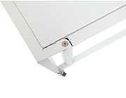 Evert White Folding Desk by Eurostyle