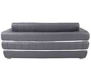 Dark Gray Leather Sofa set GU 04