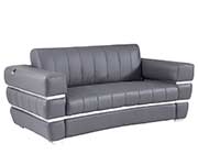 Dark Gray Leather Sofa set GU 04