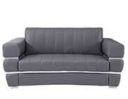 Dark Gray Leather Sofa set GU 04