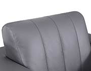 Dark Gray Leather Sofa set GU 04