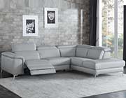 Gray Power Sectional Right Chaise HE 256