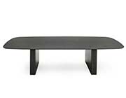 Modern Smoked Oak Extendable Dining Table VG Lakota