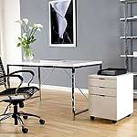 Gil Computer Desk White or Balck Lacquer