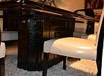 Luxury Black Crocodile Dining Table VG-32