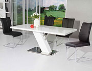 Modern White Lacquer Dining Table