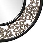 Round Ornate Designer Mirror HRE 095