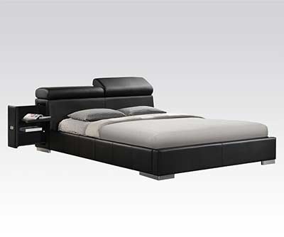 Black Platform Bed Nina AC 750