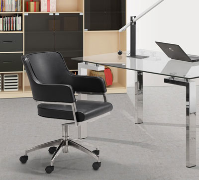 Black Swivel Office chair Z-156