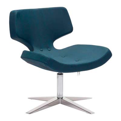 Unique Shape Occasional Ultramarine Chair Z503