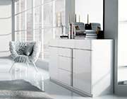 Grande Modern Bedroom Set White color