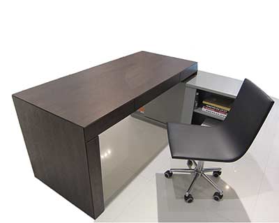 Modern Office desk Dark Oak SJ5