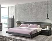 Grey Lacquer Natural wood Bed SJ Barto