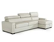 Leather Sectional Sofa with Sleeper VG360