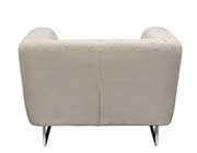 Sand Fabric Tufted Sofa DS 073