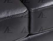 Modern Sofa Collection in Black Top Grain Leather