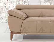 Tan Italian leather sofa AEK 076