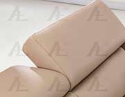 Tan Italian leather sofa AEK 076