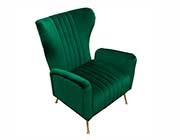 Emerald Green Velvet Sofa DS Athene