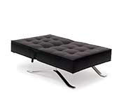 Black Leatherette Sofa Bed NJ 44