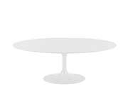 Astrid White GLoss Dining table by Eurostyle