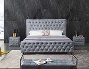 Gray Fabric Bed AE 073