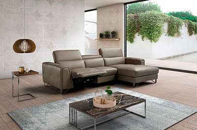 Reclining Leather Sectional Sofa NJ Magia