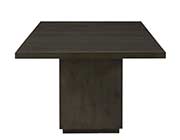 modern dining table grey weathered finish san francisco MS651