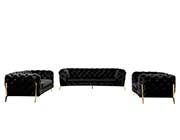 Modern Velvet Sofa Set