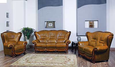 Leather Classic sofa set EF 100